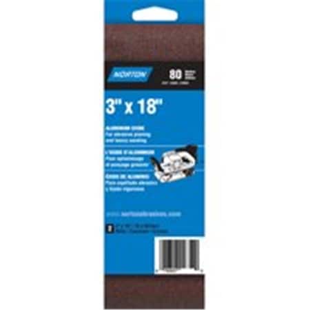 Norton Co 48450 3 x 18 Belt Handy Pk 80 3308616